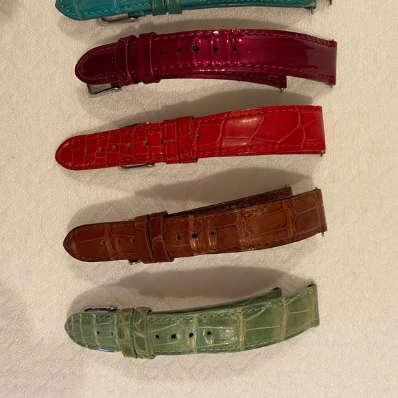 Michele Watch Bands, Alligator - Picture 3 of 4